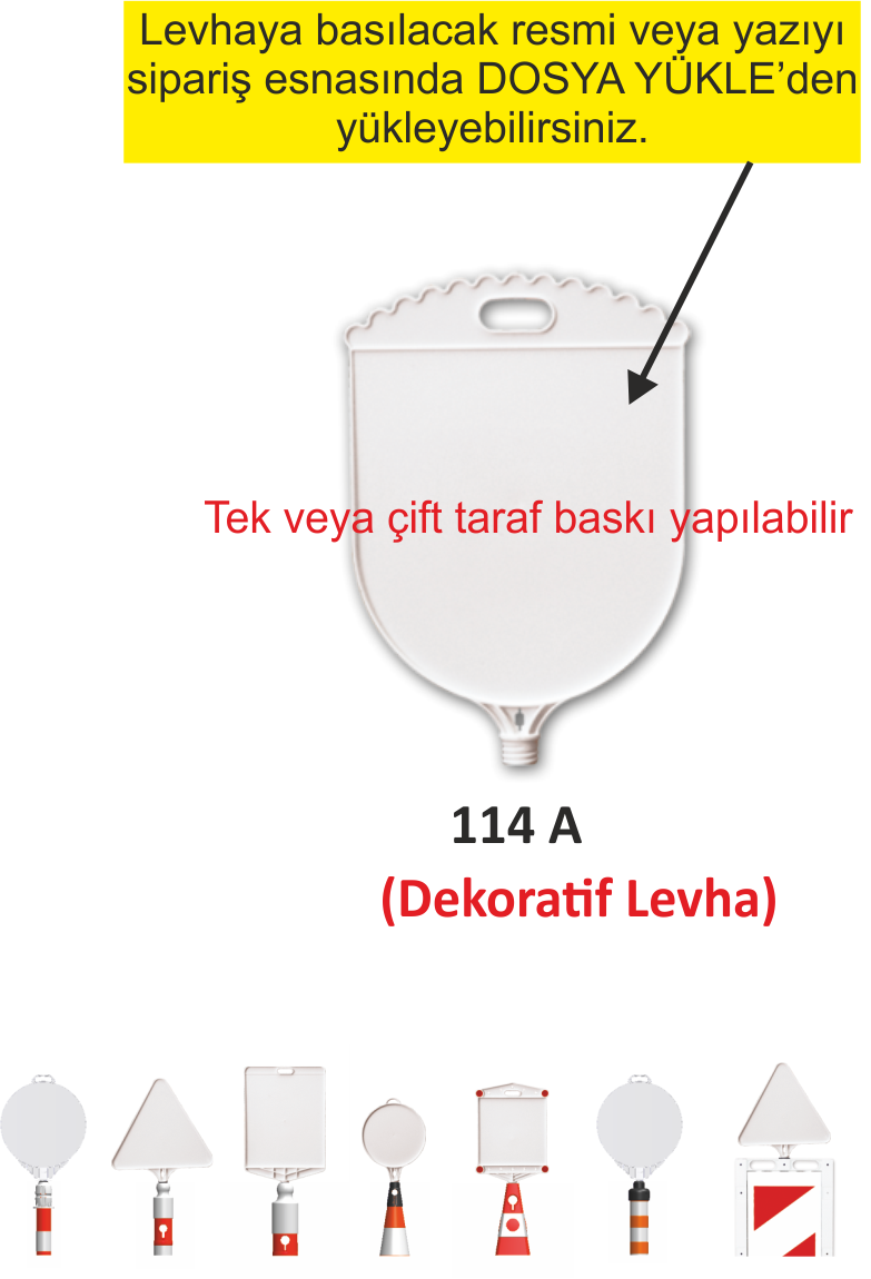 EVELUX UYARI LEVHALARI 114 A